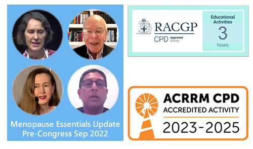 Menopause Essentials Update Pre-Congress Sep 2022