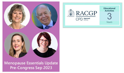 Menopause Essentials Update Pre-Congress Sep 2023